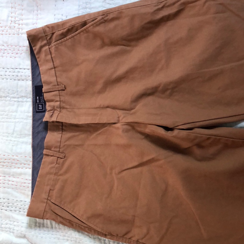 Gap relaxed khakis. Very lightly worn.